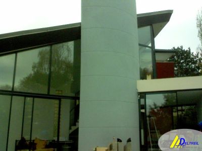Menuiserie aluminium DELTREIL - Châssis aluminium pour maison d'architecte Gamme de profils : Reynaers